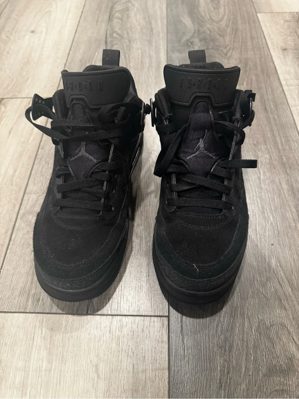 Jordan All-Black High-Top Sneakers